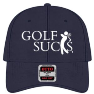 Golf Suck - OTTO Dad Hat (Black) Series 1