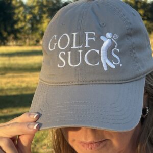Golf Suck - OTTO Dad Hat (Gray)